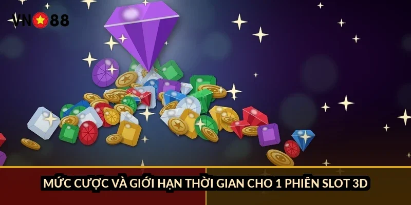 Mức cược và giới hạn thời gian cho 1 phiên slot 3D